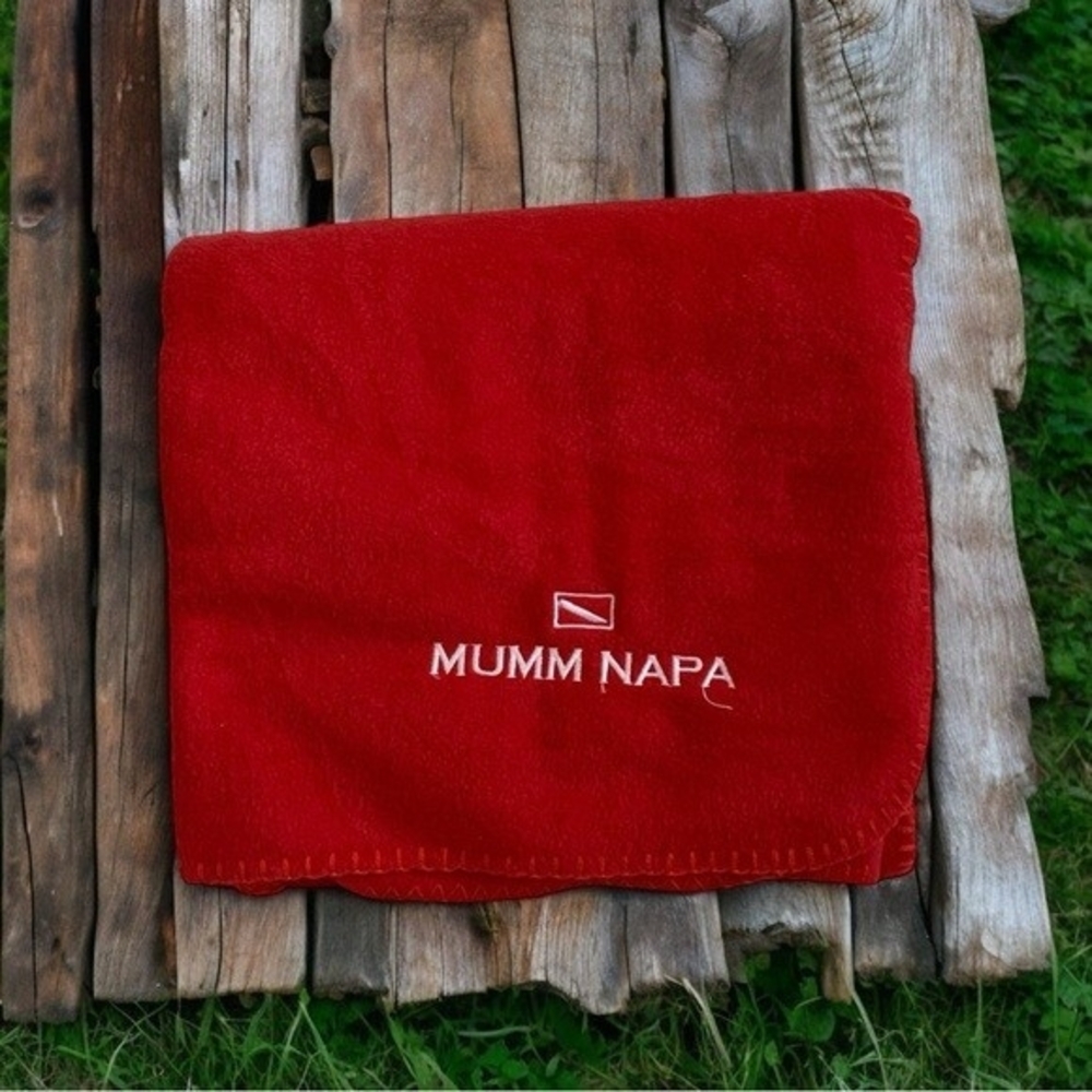 Red Plush Throw Blanket 60x48 Soft Fleece Polyester Couch Bed New
